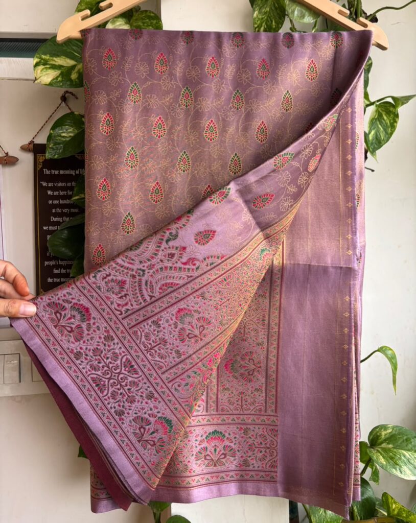 MASHRU SILK ZARI SAREE